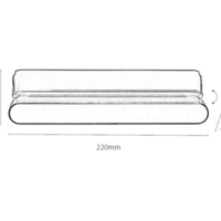 LED релсово осветление – 12W, топло бяло 3000K, черен алуминий