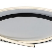 Модерен LED плафон 40W – черен, естествена светлина 4000K