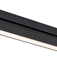 Смарт LED релсово осветление – 13W, регулируема цветна температура 2700–5500K, Wi-Fi, черен алуминий