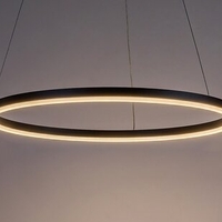 Модерен висящ LED осветител 35W, регулируема цветна температура