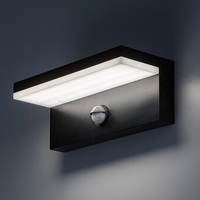 Интелигентен черен LED аплик Zaragoza 9W – сензорно външно осветление с регулируема цветна температура