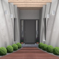 Външен LED аплик Urfa 18W в бял цвят – мощно осветление с регулируема светлина