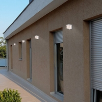 Модерен бял LED аплик Andelle 10W – стилно външно осветление с топла светлина