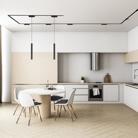 Смарт LED релсово осветление – 13W, регулируема цветна температура 2700–5500K, Wi-Fi, черен алуминий