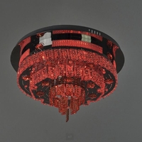 Кристален LED полилей хром с дистанционно