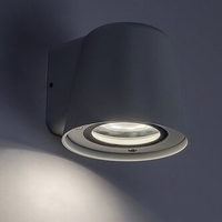 Модерен външен аплик Mandal – стилен матов бял дизайн с GU10 фасонка