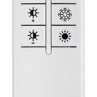 Модерен LED полилей с дистанционно управление – 40W, 3000K–6500K, черен-матирано златен метал