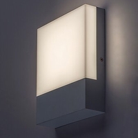 Модерен бял LED аплик Gimone 10W – елегантно вертикално фасадно осветление