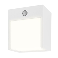 Умен външен бял LED аплик Balimo 12W с PIR сензор – стилно осветление за фасади