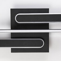 Модерен LED  плафон 18W с регулируема цветна температура – черен