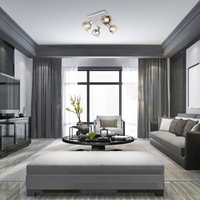 Модерен спот 4-ка – хром и опушено стъкло, E14, 4x40W