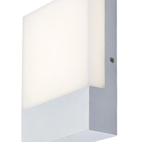 Модерен бял LED аплик Gimone 10W – елегантно вертикално фасадно осветление