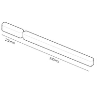 Универсален драйвер за релсово осветление – 80W, 230V, стилен черен дизайн