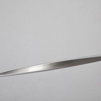 Модерен висящ LED полилей 28W – атен хром, топла светлина