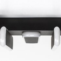 Модерен LED  плафон 36W с регулируема цветна температура – черен