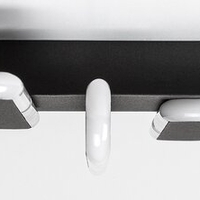 Модерен LED  плафон 18W с регулируема цветна температура – черен