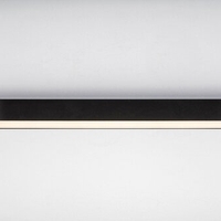 LED релсово осветление – 16W, топло бяло 3000K, черен алуминий