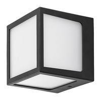 Модерен квадратен LED аплик Rennes 10W – антрацитно външно осветление с естествена светлина