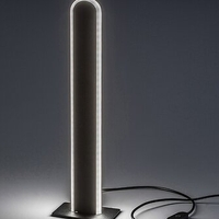 Модерна LED настолна лампа 15W с димиране и регулиране на цветната температура – черна