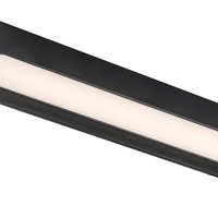 Смарт LED релсово осветление – 7W, регулируема цветна температура 2700–5500K, Wi-Fi, черен алуминий