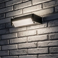 Модерен фасаден външен LED аплик Cubbington 18W с естествена бяла светлина