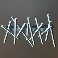 Smart LED полилей 100W – елегантен черен дизайн и подвижни рамена