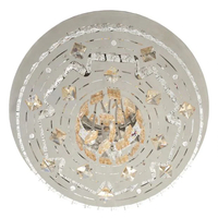 Кристален LED полилей хром с дистанционно