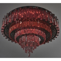 LED полилей 50W,хром, метал и кристал, RGB, дистанционно управление