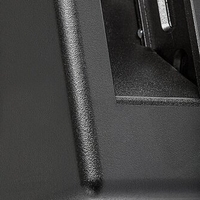 Компактен квадратен LED аплик Lippa в черно – стилно фасадно осветление 6W