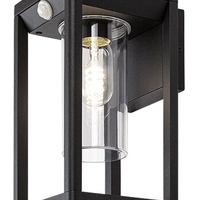 Външен аплик Zernest E27 със сензор – модерно фасадно осветление с IP54 защита