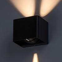 Компактен LED фасаден аплик Hallstatt 10W – стилен антрацит и топла светлина