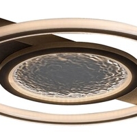 Модерен LED плафон с топло бяла светлина