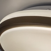 LED осветително тяло за баня 18W, IP44, Ø340 мм, златен корпус