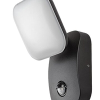 Външен LED фасаден аплик Odiel 12W с вграден сензор за движение