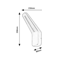 Модерен външен LED аплик Ognon 8W – стилен дизайн с IP54 защита