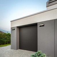 Интелигентен черен LED аплик Zaragoza 9W – сензорно външно осветление с регулируема цветна температура