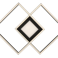 Модерен LED плафон 40W – матово черен, естествено бяла светлина  Стилен и функционален LED плафон 40W с изчистен модерен дизайн в матово черно.