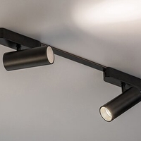 Модерен LED релсов спот – 10W, естествено бяло 4000K, черен алуминий