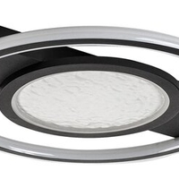 Модерен LED плафон с топло бяла светлина