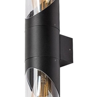 Модерен двоен аплик за фасада Novigrad – E27, IP54