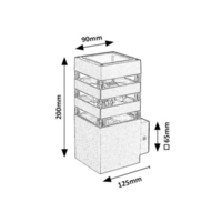 Елегантен външен аплик Ankara E27 – стилен антрацитен дизайн и IP44 защита