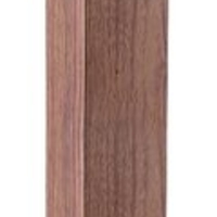 Елегантен градински стълб Wales E27 – модерно външно осветление с дървесен цвят и IP44 защита