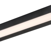 LED релсово осветление – 12W, топло бяло 3000K, черен алуминий