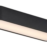 Смарт LED релсово осветление – 4W, регулируема цветна температура 2700–5500K, Wi-Fi, черен алуминий