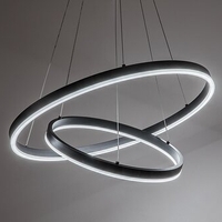 Модерен LED полилей Isaure – 80W, CCT 3000K–6500K, димируем, с дистанционно