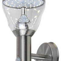 Външна  LED аплик с датчик за движение, 8.5W, 4000K, атенен-хром, IP44