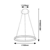 Модерен LED полилеи Grete – 32W, 3000K