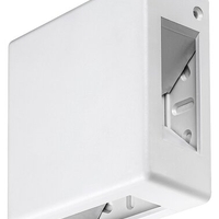 Елегантен квадратен LED аплик Lippa в бяло – стилно фасадно осветление 6W