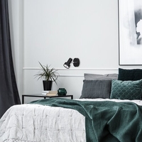 Модерен единичен спот осветител – черен метал, GU10, 1x50W