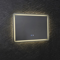 LED огледало с нагревател и димиране – 30W, влагозащитено IP44